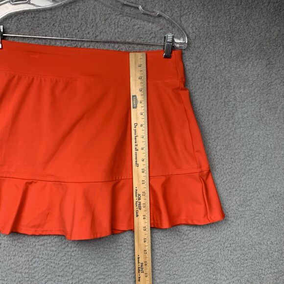 Tommy Bahama Skort Womens L Orange Golf Tennis Pickleball Casual Elastic Waist - Picture 3 of 8